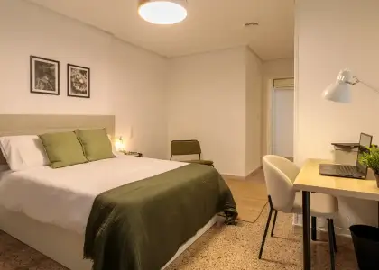 Habitación en piso compartido de 5 habitaciones en Alicante, algunos gastos incluidos, solo para profesionales, se admiten estudiantes. en Alicante (Alacant)